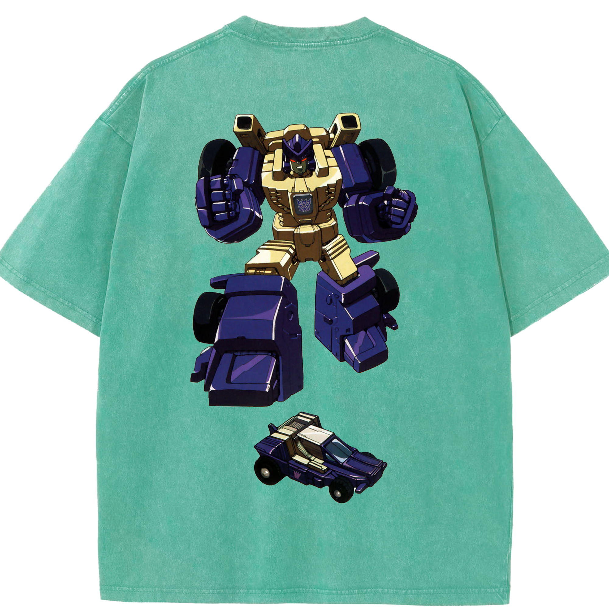 （画像用）  綿100% ヴィンテージ風 半袖Tシャツ（背面プリント）